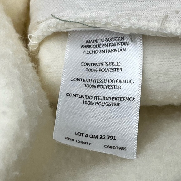 Onia Men’s Beige Polar Fleece Overshirt Shacket Size M – Quiet Luxury Old Money - Picture 8 of 11